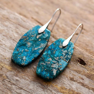 Nature's Art Jasper Earrings-Your Soul Place